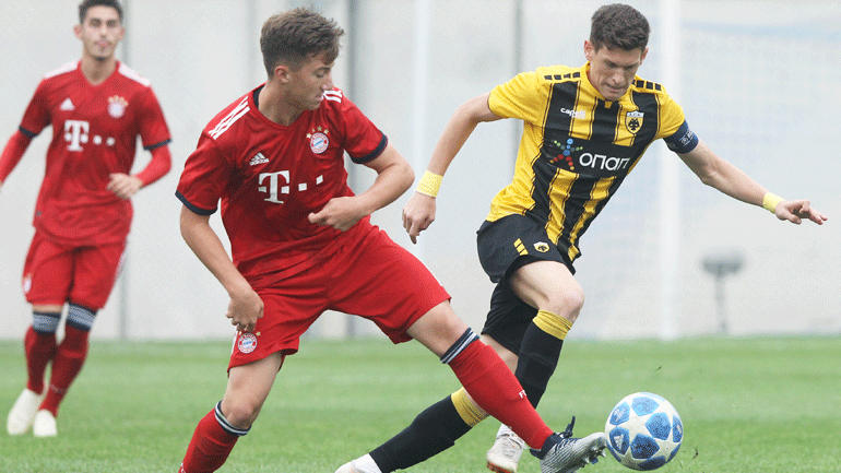 Ήττα για τους μικρούς της ΑΕΚ, 4-0 η Μπάγερν
