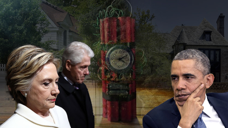 Εκρηκτικός μηχανισμός στο σπίτι των Κλίντον