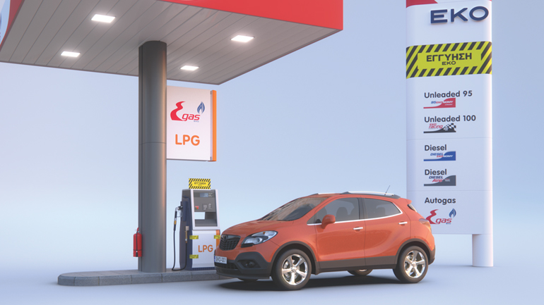 Πεντακάθαρο το υγραέριο κίνησης της EKO