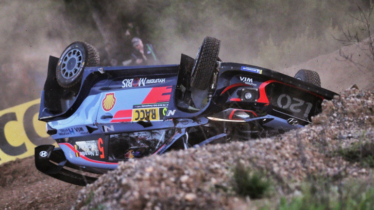 Η τούμπα του Neuville στο Ράλι Ισπανίας