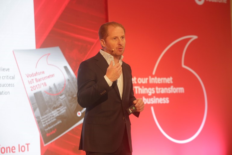 O Head of Global Sales IOT του Ομίλου Vodafone, κ. Tony Guerion