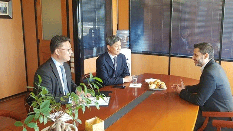 Συνάντηση Θωμαΐδη με τον Πρέσβη της Κορέας, Σοσούκ Λιμ