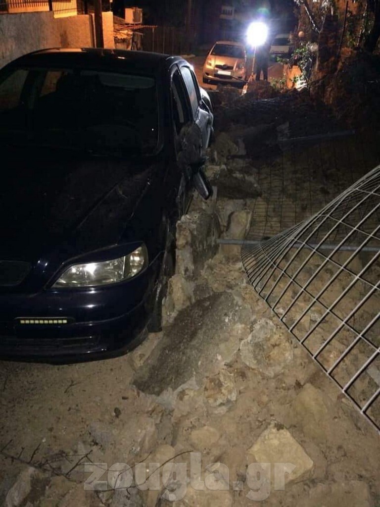 Ζημιές σε κτίσματα στην πόλη της Ζακύνθου