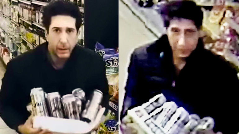 Ο David Scwimmer αποδεικνύει με τον καλύτερο τρόπο ότι δεν έκλεψε κανένα μαγαζί