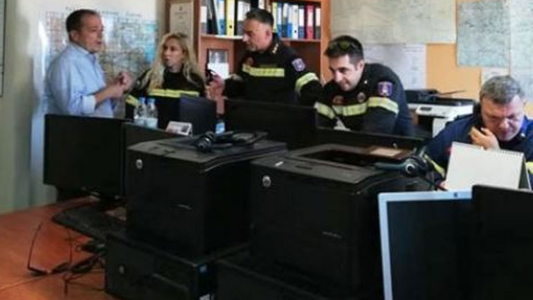 Σεισμός στη Λαμία: Στο Κέντρο Επιχειρήσεων της Π.Υ. ο δήμαρχος Νίκος Σταυρογιάννης