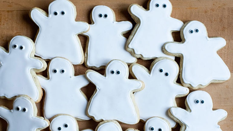 Halloween time: Μπισκότα-φαντασματάκια