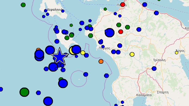 Ζάκυνθος: Σε εξέλιξη η μετασεισμική ακολουθία – Περισσότερες από 35 δονήσεις μέχρι τις 08.00 το πρωί Ζάκυνθος: Σε εξέλιξη η μετασεισμική ακολουθία – Περισσότερες από 35 δονήσεις μέχρι τις 08.00 το πρωί