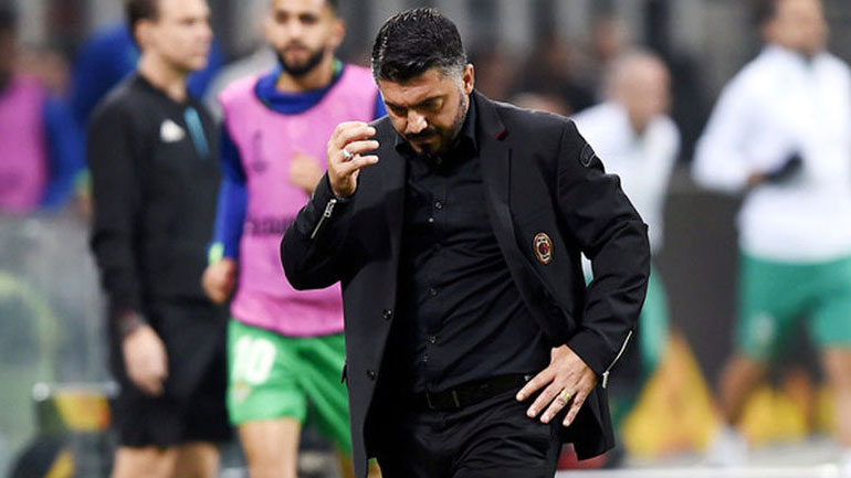 Γκατούζο: «Είναι δύσκολο για έναν προπονητή να κοιμηθεί έπειτα από τέτοια εμφάνιση»