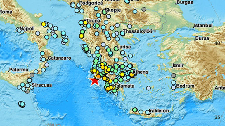 Ιταλία: Αισθητός σε όλο τον Νότο ο σεισμός που σημειώθηκε στη Ζάκυνθο
