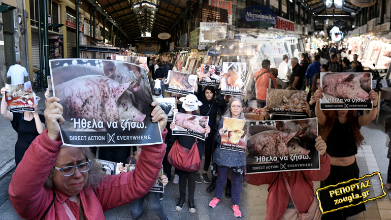 “Εισβολή” των Vegan στη Βαρβάκειο