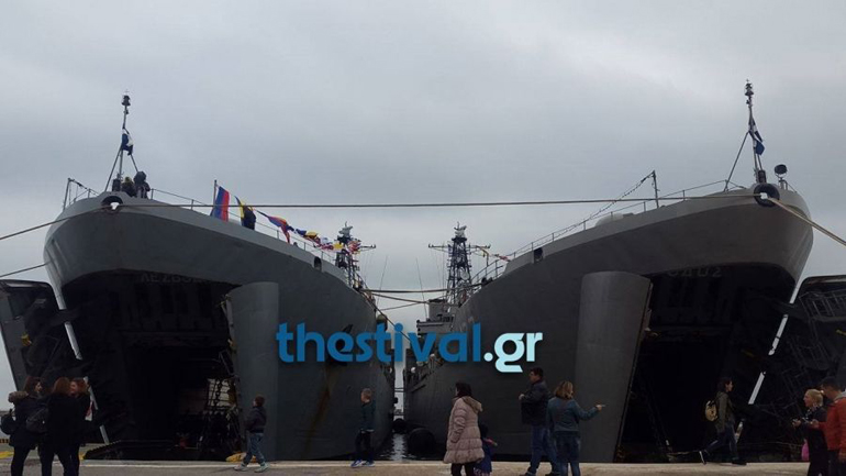 Θεσσαλονίκη: Ανοικτά για το κοινό τρία πλοία του Πολεμικού Ναυτικού