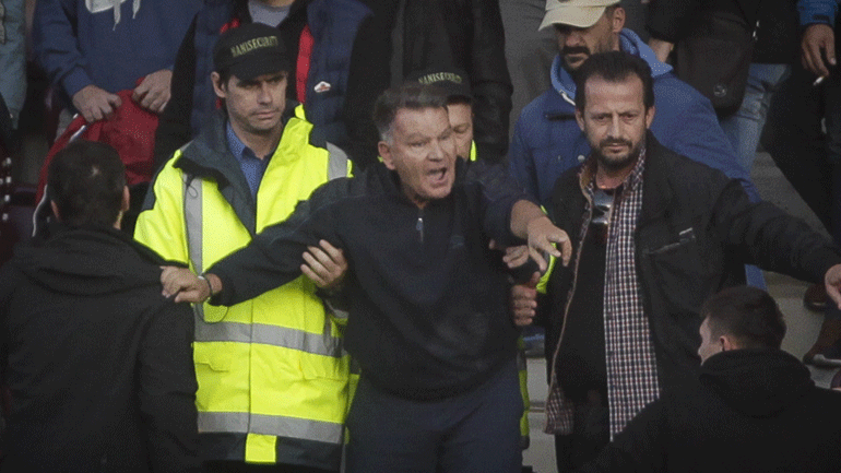 Ένταση με τον Αλέξη Κούγια στο AEL FC Arena