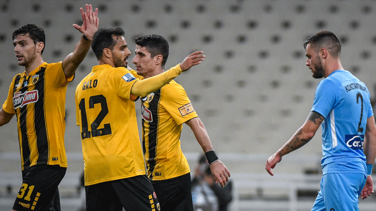 Καταιγιστική η ΑΕΚ στο άδειο ΟΑΚΑ, 4-0 τον Άρη