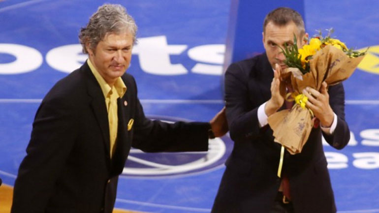 Μπάσκετ: Τίμησε τους Μπλατ και Βεζένκοφ η ΚΑΕ Άρης