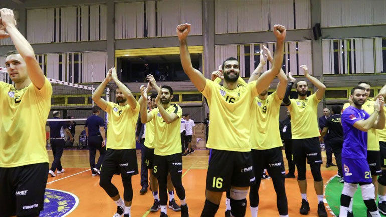 Βόλεϊ: «Κιτρινόμαυρο» το ντέρμπι, νίκη με 3-2 σετ της ΑΕΚ επί του Παναθηναϊκού