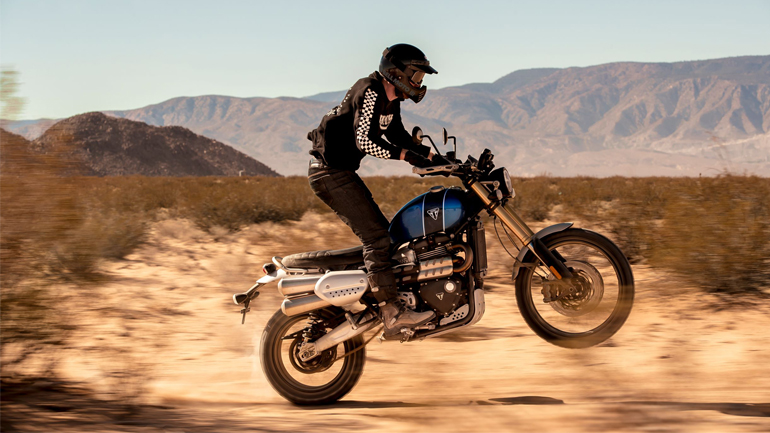 Triumph Scrambler 1200: Αλλαγή δεδομένων