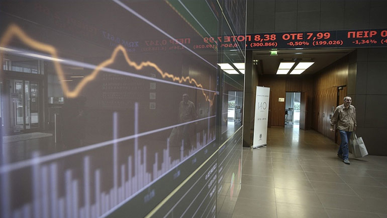 Οριακή πτώση στο Χρηματιστήριο Αθηνών