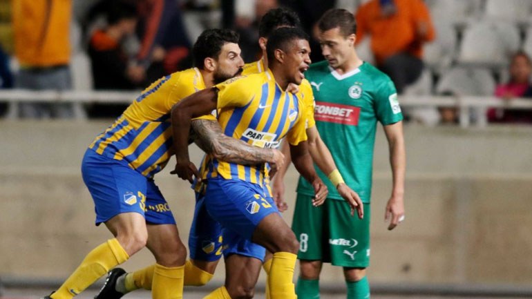 Kύπρος: Νικητής στο ντέρμπι ο ΑΠΟΕΛ, 2-0 την Ομόνοια