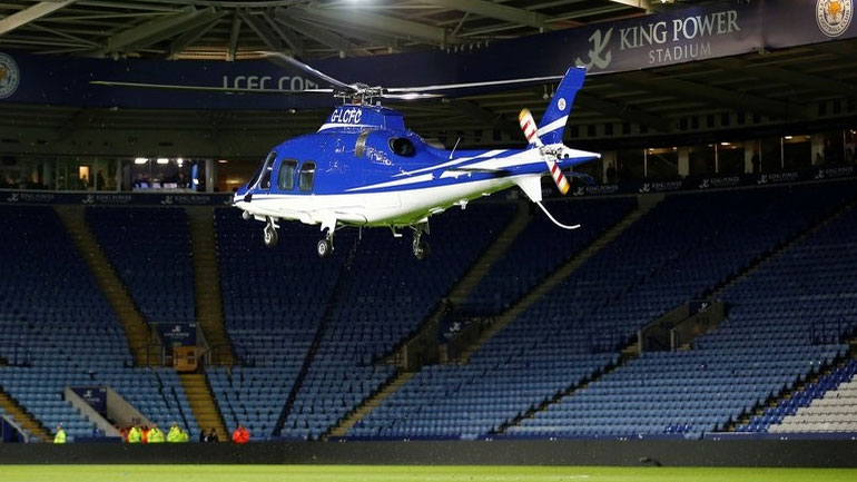 Νέο βίντεο από την πτώση του ελικοπτέρου του ιδιοκτήτη της Λέστερ