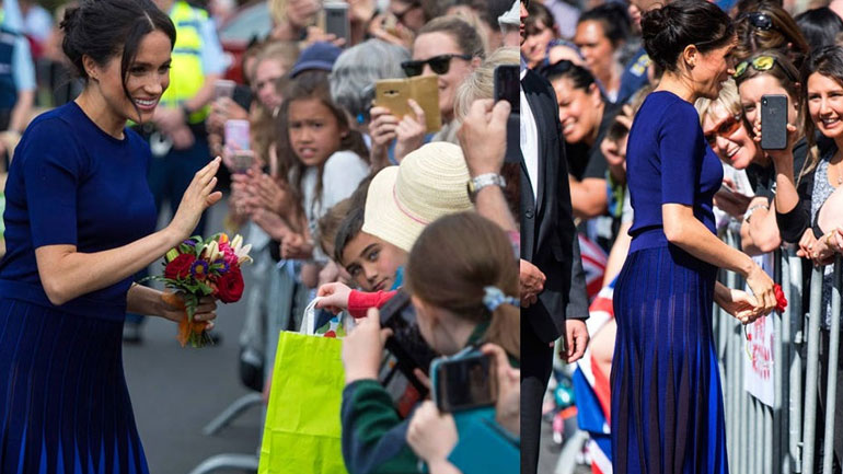 Η τολμηρή εμφάνιση της Meghan Markle με see through πλισέ φούστα που προκάλεσε αντιδράσεις