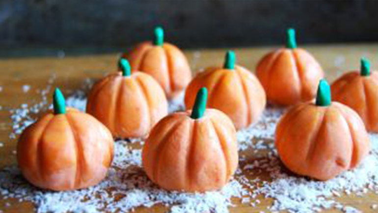 Κολοκύθες από φυστικοβούτυρο Κολοκύθες από φυστικοβούτυρο