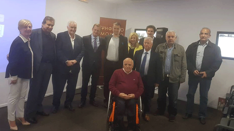 Επίτιμος δημότης Νέας Σμύρνης ανακηρύχθηκε ο πρόεδρος της Διεθνούς Παραολυμπιακής Επιτροπής, Άντριου Πάρσονς