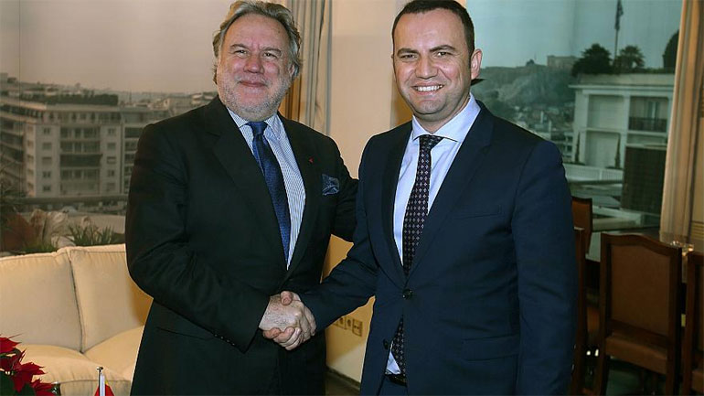 Συνάντηση Κατρούγκαλου με τον αντιπρόεδρο της κυβέρνησης της ΠΓΔΜ