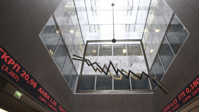 Σε αρνητικό έδαφος το Χρηματιστήριο Αθηνών