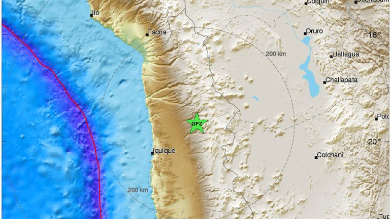 Σεισμός 6,2R στη Χιλή