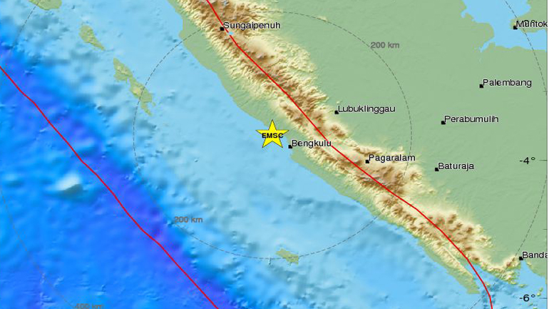 Σεισμός 5,2 Ρίχτερ  στη Σουμάτρα