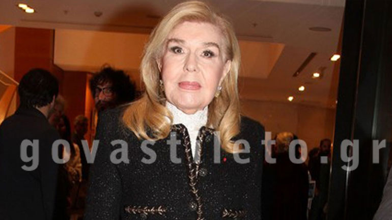 H chic εμφάνιση της Μαριάννας Βαρδινογιάννη στο Μέγαρο Μουσικής