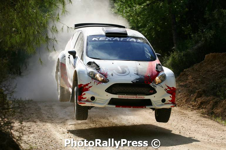 Ο Γιώργος Κεχαγιάς με Ford Fiesta R5