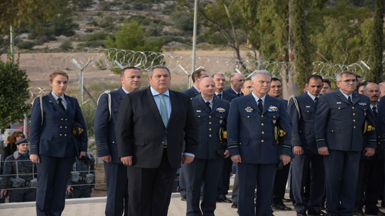 Χαιρετισμός ΥΕΘΑ Πάνου Καμμένου στα εγκαίνια του Στρατιωτικού Κοιμητηρίου Πεσόντων Αεροπόρων στη Γλυφάδα