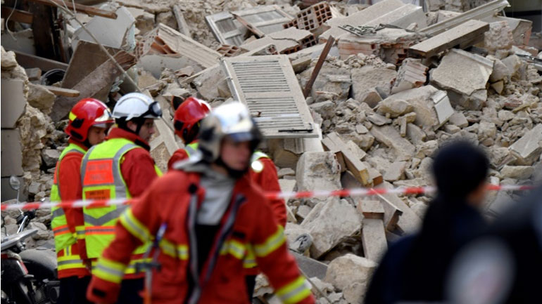 Στους επτά ανέρχεται ο αριθμός των αγνοουμένων από την κατάρρευση κτηρίων στη Μασσαλία