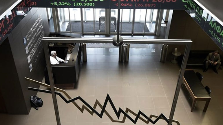 Πτώση 1,34% στο Χρηματιστήριο Αθηνών