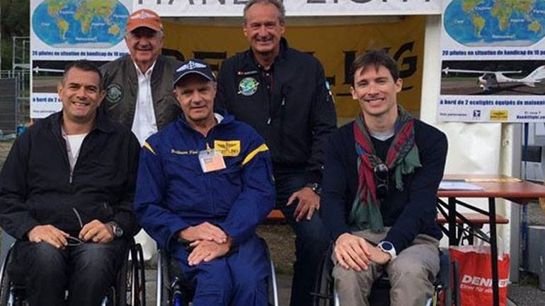 Μήνυμα ελπίδας από τρεις πιλότους με αναπηρία που κάνουν τον γύρο του κόσμου