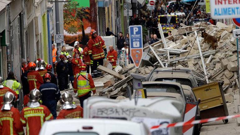 Φόβοι για «ντόμινο» καταρρεύσεων κτηρίων στο κέντρο της Μασσαλίας