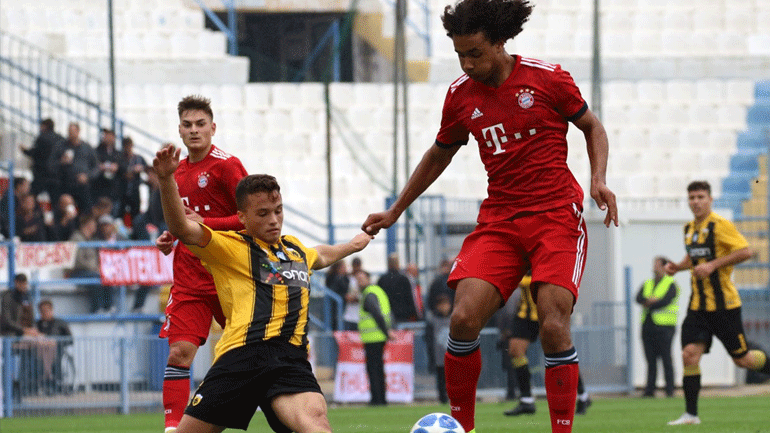 Ήττα για τους Νέους της ΑΕΚ, 2-0 η Μπάγερν
