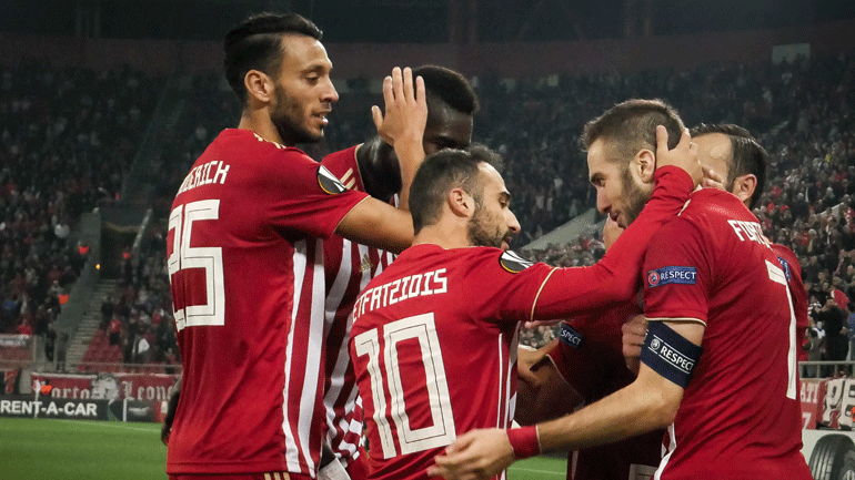 Ξέσπασε ο Ολυμπιακός, 5-1 την Ντουντελάνζ