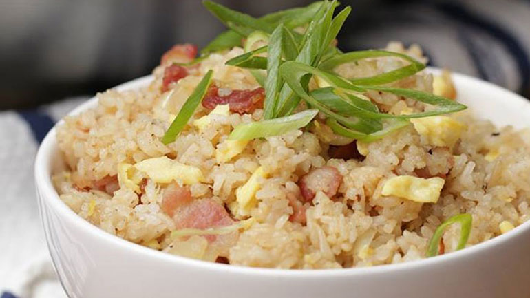 Ριζότο με αβγό και μπέικον