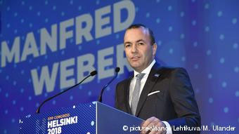 Στο Ελσίνκι ο Μάνφρεντ Βέμπερ αναδείχθηκε υποψήφιος της Κεντροδεξιάς για τις ευρωεκλογές του 2019