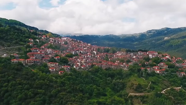 Η ομορφιά του Μετσόβου από ψηλά