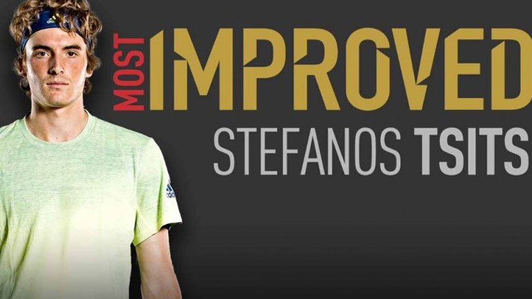 Τένις: Στον Τσιτσιπά το βραβείο του «πιο βελτιωμένου παίκτη της χρονιάς» από την ΑΤΡ