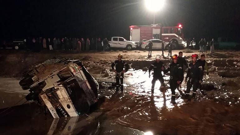 Ιορδανία: Στους 11 οι νεκροί από τις σφοδρές βροχοπτώσεις και τις πλημμύρες