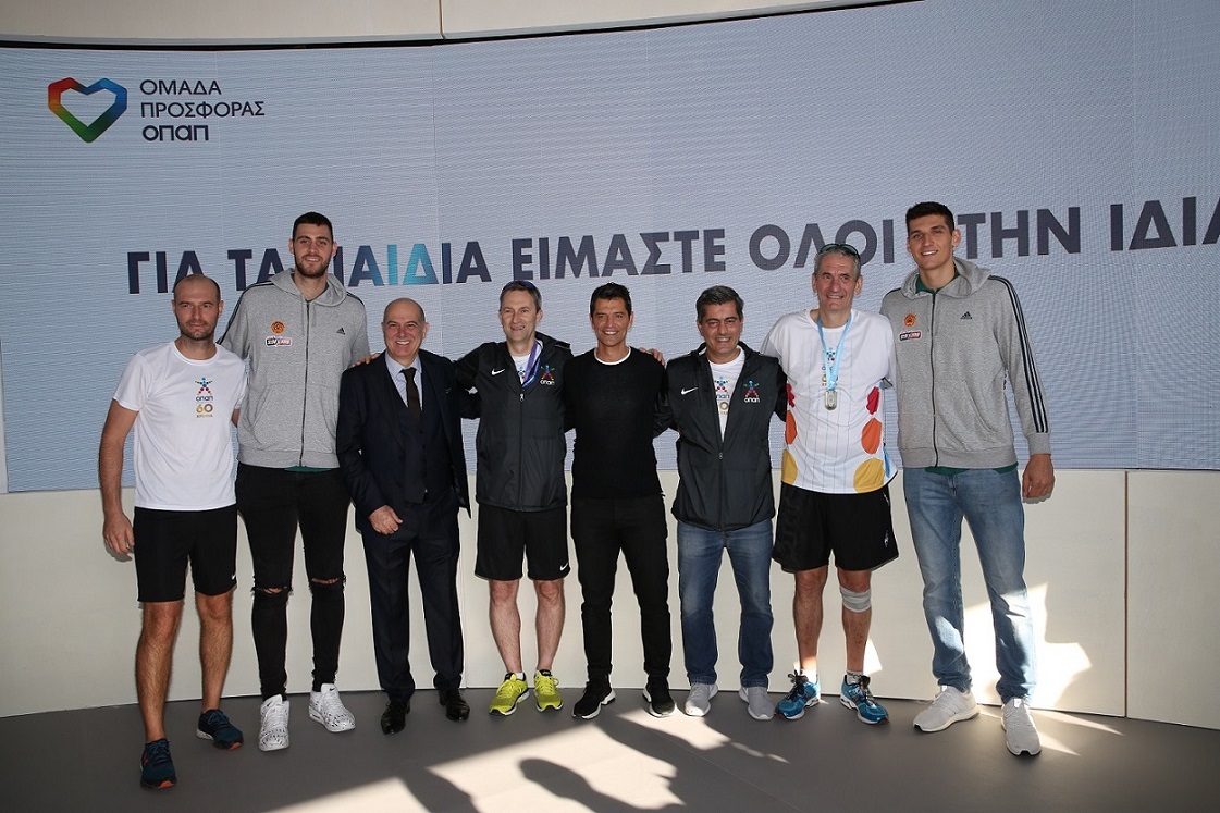 Πετρ Ματεγιόφσκι, Chief Customer Officer ΟΠΑΠ, Γιώργος Παπαγιάννης KΑΕ Παναθηναϊκός ΟΠΑΠ, Σπύρος Φωκάς Α’ Αντιπρόεδρος  ΟΠΑΠ, Ντάμιαν Κόουπ Διευθύνων Σύμβουλος ΟΠΑΠ, Σάκης Ρουβάς, Οδυσσέας Χριστοφόρου Επικεφαλής Εταιρικών & Ρυθμιστικών Υποθέσεων ΟΠΑΠ, Καμίλ Ζίγκλερ Εκτελεστικός Πρόεδρος ΟΠΑΠ, Ντίνος Μήτογλου, ΚΑΕ Παναθηναϊκός ΟΠΑΠ