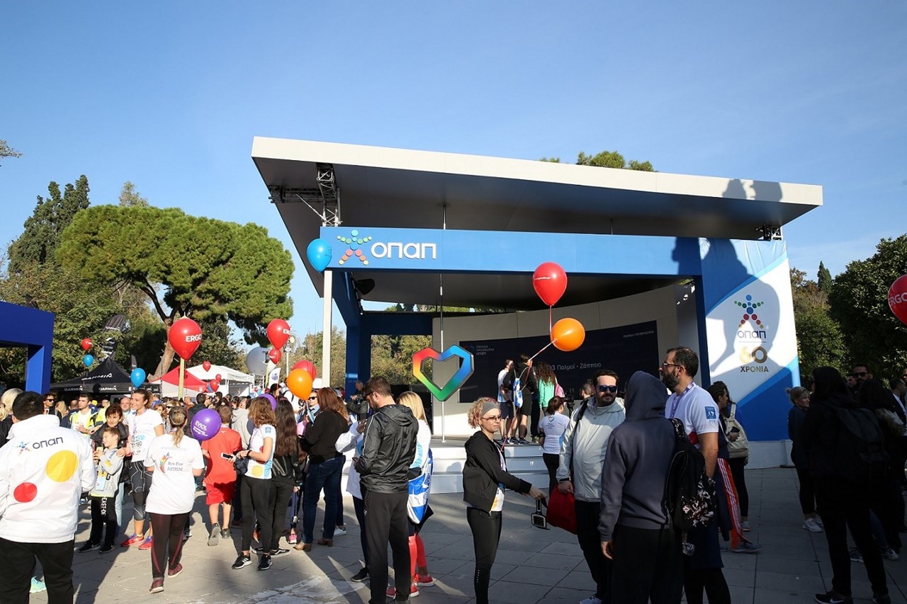  Το περίπτερο του ΟΠΑΠ στο χωριό των χορηγών