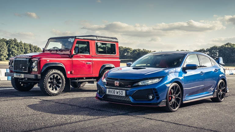 Αυτό το Defender κοντράρει ακόμη και το Civic Type R