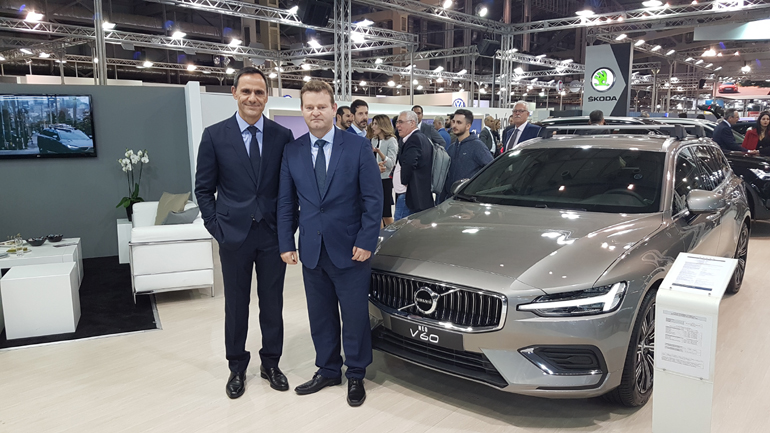 O Γιώργος Βασιλάκης (αριστερά) με τον Νίκο Γιαννουσά