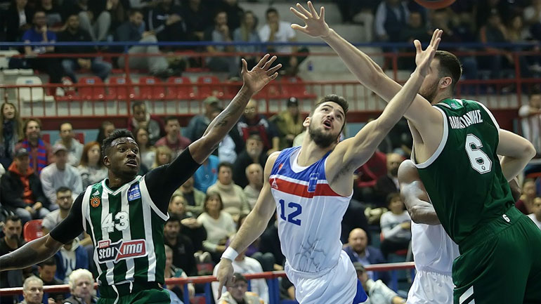 Άνετο πέρασμα για τον Παναθηναϊκό από τη Νέα Σμύρνη, 88-67 τον Πανιώνιο