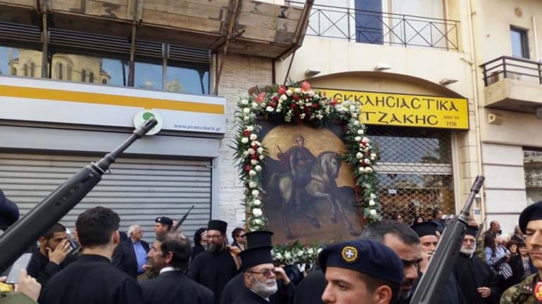 Με λαμπρότητα ο εορτασμός του Αγίου Μηνά στο Ηράκλειο